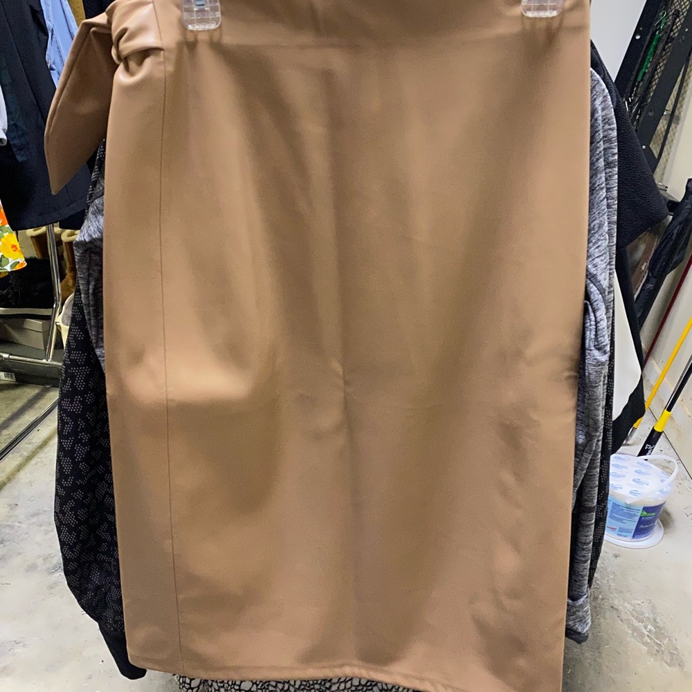 Amazon The Drop Leather Skirt Sz S